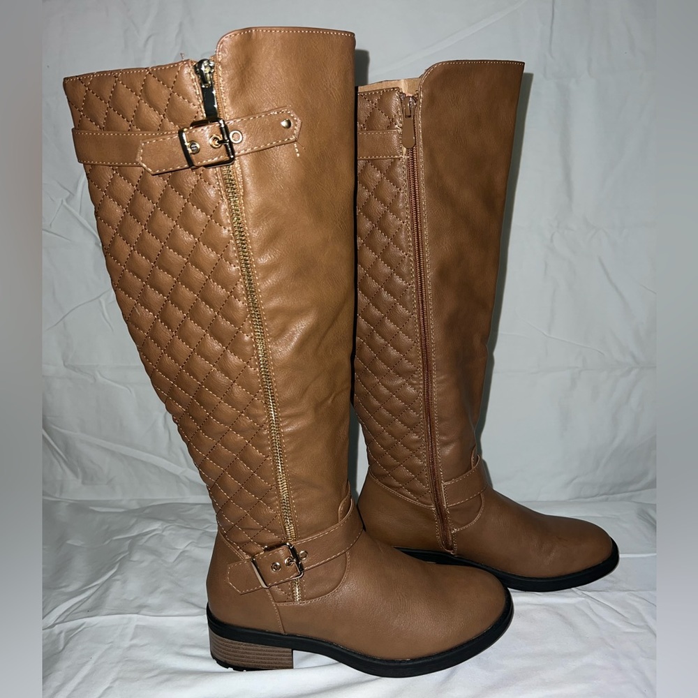 DREAM PAIRS Women's Knee High Riding Boots